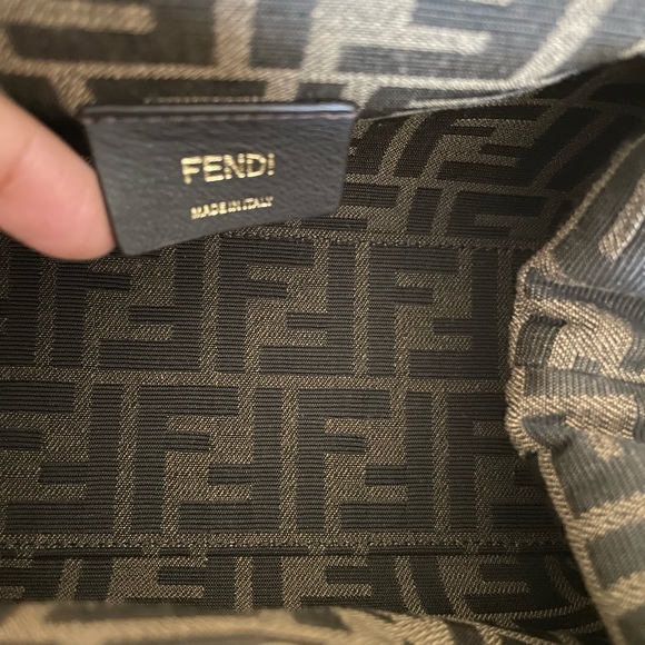 XSOLDX Fendi First Small Multicolor Stripe Leather & Suede Bag - Picture 5 of 10